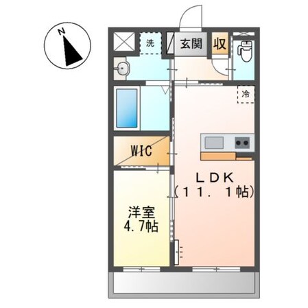 プリムローズ　深井の物件間取画像